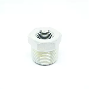 Steel 1" Male x 1/2 Female Npt Reducer bushing adapter Fitting Oil Gas Liquid - Picture 1 of 6