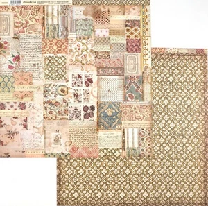 10 hojas, papel Stamperia doble cara 12x12 álbum de recortes - floral y estampado - Imagen 1 de 1