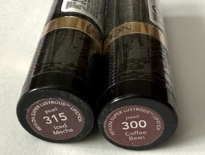 Revlon Super Lustrous Lipstick Lot of 2 Colors New and Sealed 300 and 315 - Picture 1 of 3