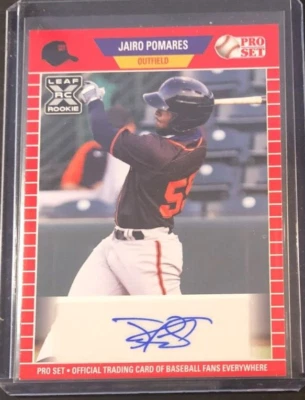 2021 Pro Set JAIRO POMARES Leaf Rookie Auto #PS-JP1 - Image 1 of 2