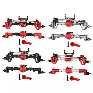 Metal Front Rear Portal Axles for 1/10 RC Crawler Axial SCX10 II 90046 90047 - Picture 1 of 12