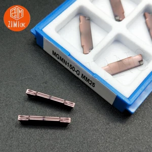 10pcs MGMN150-G MM25 Inserts 1.5mm For Steel Inserts Processing High Strength - Picture 1 of 6