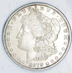 1879 P MORGAN SILVER MORGAN ONE DOLLAR Philadelphia MINT STATE $1 COIN - Picture 1 of 3