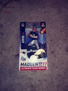 Tom Brady Madden NFL 17 McFarlane EA Sports Ultimate Team Patriots Football GOAT - Picture 1 of 6