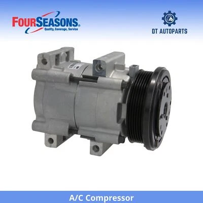 Compresor de aire acondicionado para Ford Aerostar 1990-1997 3,0 L V6 4 estaciones 1991 1992 1993 1994 Foto 1 de 4