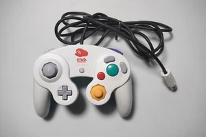 GameCube Club Nintendo Mario Blanco Azul Mando Gamepad Oficial Vendedor de EE. UU. - Imagen 1 de 8