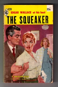 THE SQUEAKER (Edgar Wallace/Harlequin #420 1st Canadian/1958) - Picture 1 of 5