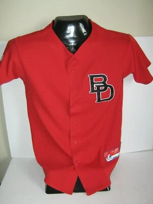 Camiseta de béisbol Big Dogs Majestic Cool Base roja corta juvenil L poliéster primavera Foto 1 de 4