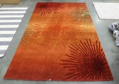 Alfombra Roscas Rotas ÓXIDO/MULTI 5' X 8' Precio Reducido 1172606296 SOH712R-5 Foto 1 de 4