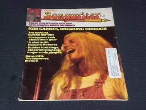 1981 JUNE SONGWRITER MAGAZINE - KIM CARNES COVER - O 15601 - Picture 1 of 2