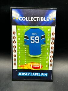 Carolina Panthers Luke Kuechly jersey lapel pin-Classic RETRO Collectable