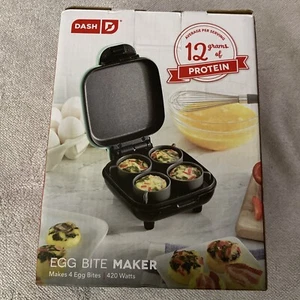 Dash Egg Bite Maker  W/ Silicone Molds For 4 Breakfast Eggbites Or Deserts - Picture 1 of 6