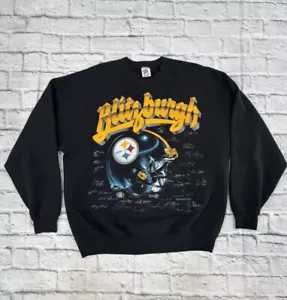 Vintage 1994 Pittsburgh Steelers "Blitzburgh" Sweatshirt Mens Size XL - Picture 1 of 8