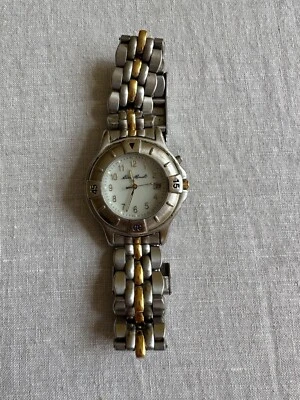 Мужские серебряные и золотые часы Eddie Bauer дата 3568 - Изображение 1 из 2