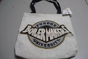 Bolso hecho en EE. UU. Purdue University Calderas Fabricantes 17" x 17" Manual Carpinteros #453Z - Imagen 1 de 1