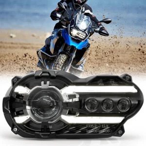 For R1200GS 2004-2012 R1200GS Adventure 2005-13 LED Headlight High/Low Beam DRL - Picture 1 of 9