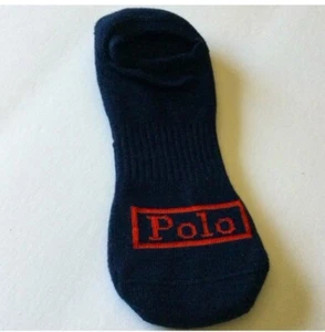 RALPH LAUREN POLO NO SHOW LINER CALCETINES AZUL MARINO CON LOGOTIPO DE PONY ROJO PARA HOMBRE TALLA ÚNICA NUEVOS SIN ETIQUETAS - Imagen 1 de 8