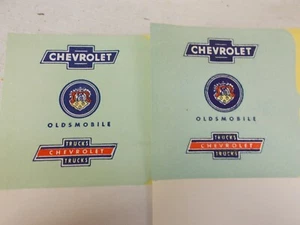 1952 Hebb Motors Bridgewater NS Chevrolet Oldsmobile Chev Truck 2 Letterhead GM - Imagen 1 de 4