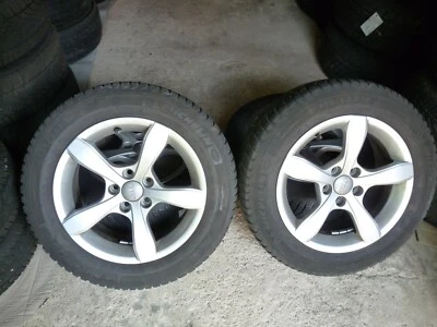 4 x Originale Audi A1 Aluwinterkompletträder-185/60 R15 88 H M+S - Bild 1 von 4