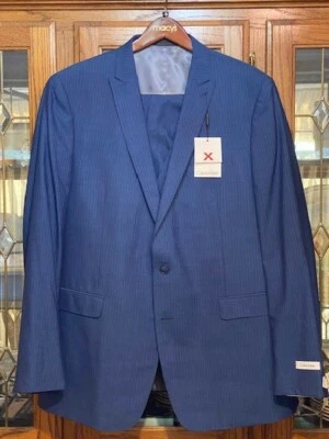 CALVIN KLEIN X-FIT 3PIECE MENS SUIT 48 LONG 42 WAIST BRAND NEW - Image 1 of 4