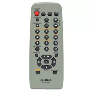 Sistema de audio original de fábrica Aiwa RC-CAS01 control remoto para CXND70, NSXD70 - Imagen 1 de 6