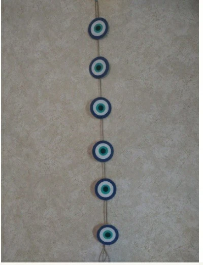 Evil Eye Garland房间装饰生日装饰独特装饰  — 第 1/1 张图片