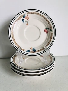 Noritake Keltcraft Ireland Natures Bounty 9199 Coffee Tea Cup Saucer - Set of 4 - Picture 1 of 6