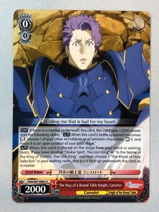 Weiss Schwarz The Way of a Round Table Knight, Lancelot FGO/S87-E063 U NM/M - Picture 1 of 1