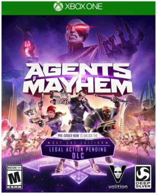 Agents of Mayhem (Microsoft XBOX ONE) Day One Edition Skins | Factory Sealed - Image 1 of 4