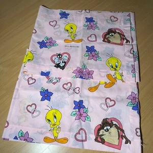 De colección Años 90 Warner Bros Looney Tunes Ventana ROSA Paneles Piolín Pájaro, Silvestre, Taz - Imagen 1 de 8