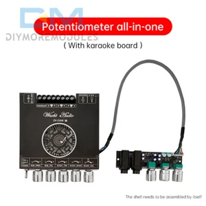 2*220W+350W Bluetooth Power Amplifier Board TPA3251D2 Support Microphone Input - Picture 1 of 20