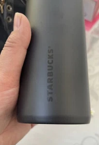 Starbucks insulated travel flask mug cup. Black Non leak lid 355 ml Nib - Picture 1 of 8