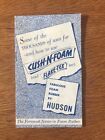 1950er Jahre Cush-N-Foam Floke-Tex Schaum Gummi Broschüre Hudson Vintage Illustrationen