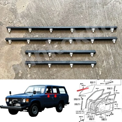 for Toyota Land Cruiser FJ60 BJ60 HJ60 door belt line weatherstrip rubber seal - Изображение 1 из 4