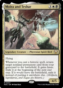 MOIRA AND TESHAR mtg NM-M Commander March of The Machine Mythic - Bild 1 von 1