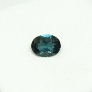 Indicolite Tourmaline - 0.77ct Oval - 7x5.25mm - Blue Tourmaline Loose Gemstone - Picture 1 of 7