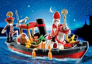 Playmobil 5206 Schiff Sinterklaas & Zwarte Piet Nikolaus und Ruprecht SELTEN  - Bild 1 von 11