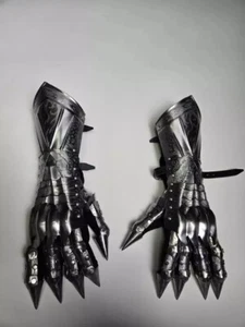Medieval Gauntlet Gloves Armor Knight Wearable Real Armor Halloween Cosplay/Gift - Picture 1 of 7
