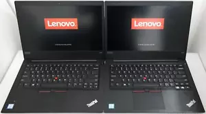 Lot 2 Lenovo ThinkPad E480 i5-8250U 1.60GHz 8GB RAM 256GB SSD 500GB HDD 14in FHD - Picture 1 of 10