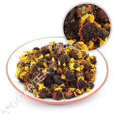 GOARTEA Premium Organic Coreopsis tinctoria Snow Chrysanthemum Flower Herbal Tea