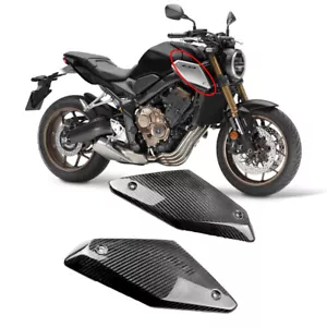 Für Honda CB650R 2019-2023 Carbon Fiber Gastank Seitenverkleidungschutzabdeckung - Picture 1 of 7