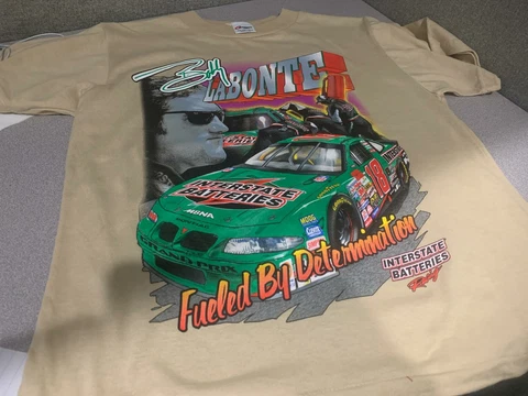 Bobby Labonte,  NASCAR  Boys T-Shirt Brown Size 12/14 (M/L) Cover