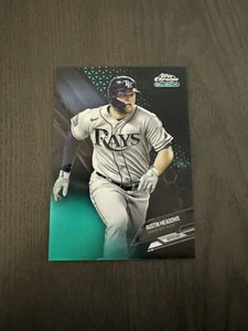 2021 Topps Chrome Black & Green Refractor Parallel /99 #98 AUSTIN MEADOWS Card - Picture 1 of 3