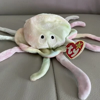Original Ty Beanie Babies GOOCHY The Jellyfish Style 4230 1999 Foto 1 de 4