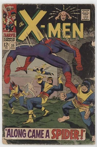 Uncanny X-Men 35 Marvel 1967 GD VG Spider-Man Roy Thomas - Picture 1 of 2