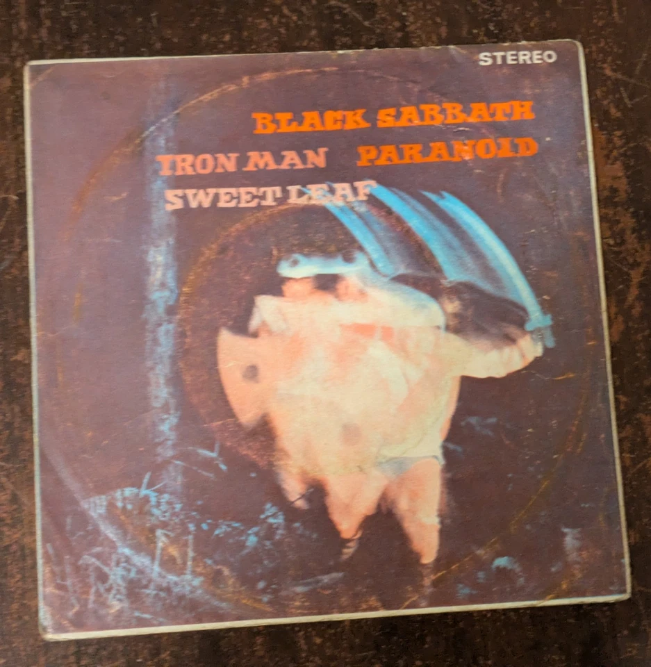 Black Sabbath Ultra Rare Thai Iron Man/Paranoid/Sweet Leaf EP VG+ - Image 1 of 4