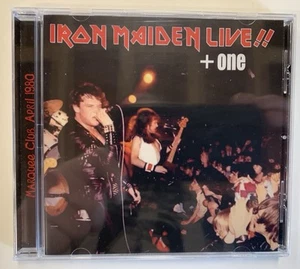Iron Maiden - Live!! + One CD Live @ Marquee Club, England 1980 Japanese Import - Imagen 1 de 6