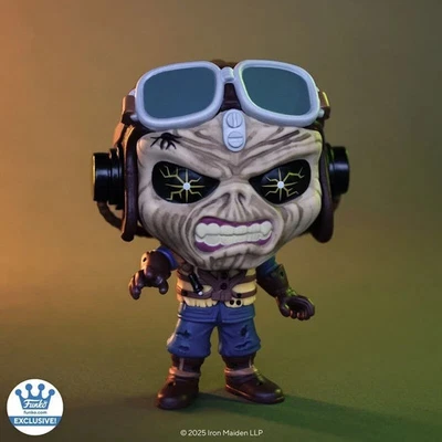 NEW Funko POP! Iron Maiden: Aces High Eddie - Funko Exclusive #437 ~ FREE SHIP!