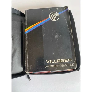 1994 Mercury Villager Owners Car Manual Handbook Guide with Case - Picture 1 of 6