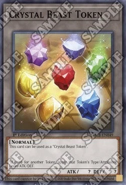 YuGiOh Crystal Beast Token SDCB-EN049 Token Englisch Neu 1st - Bild 1 von 2